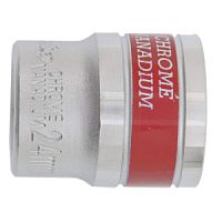 Головка торцевая MATRIX 1/2" 24мм 12-гранная, хромир. 13693