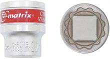 Головка торцевая MATRIX 1/2" 22мм 12-гранная, хромир. 13692