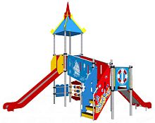 Игровой комплекс 07.00-02, Синий, жёлтый, красный