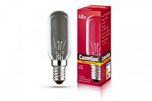 Camelion лампа накаливания для вытяжек T25 E14 40W(350lm) прозрачная 81x25 40/T25/CL/E14