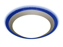 Светильник ИПО, Marella, SBL-R WH/BL, LED-16w/5000K/IP44 1400Lm, пластик, белый/синий