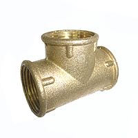 Тройник 20*20*20 г/г/г латунь (литьё) к 3758