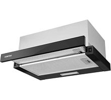 Вытяжка Centek CT-1840-50 Black (черный)  ширина 50см. СЛАЙДЕР, 600 м3/час (67 Вт), 2 скорости, LED
