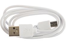 USB кабель microUSB длинный штекер 1М белый REXANT цена за шт (10!), 18-4269