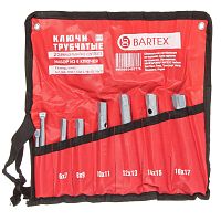 Набор ключей трубчатых BARTEX 6-17 мм 6 предметов 170000