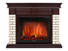 Портал Bricks 25 камень бежевый, шпон темный дуб НС-1202848