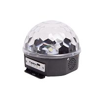 Система св/д (светильник-проектор вращ.) B52 "YB6" точки 6LED, d=18см, MP3/USB/SD/пультДУ 18W/220V