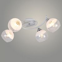 Люстра ХА1415/4 WH+CR белый/хром 4х60W Е27 d630 h180, HN23