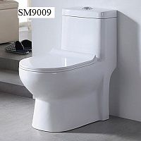 Монолит SM9009, тонкое сиденье (с гофрой и подводкой)