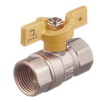 Кран шаровый газовый 1/2"(15)  г/г бабочка